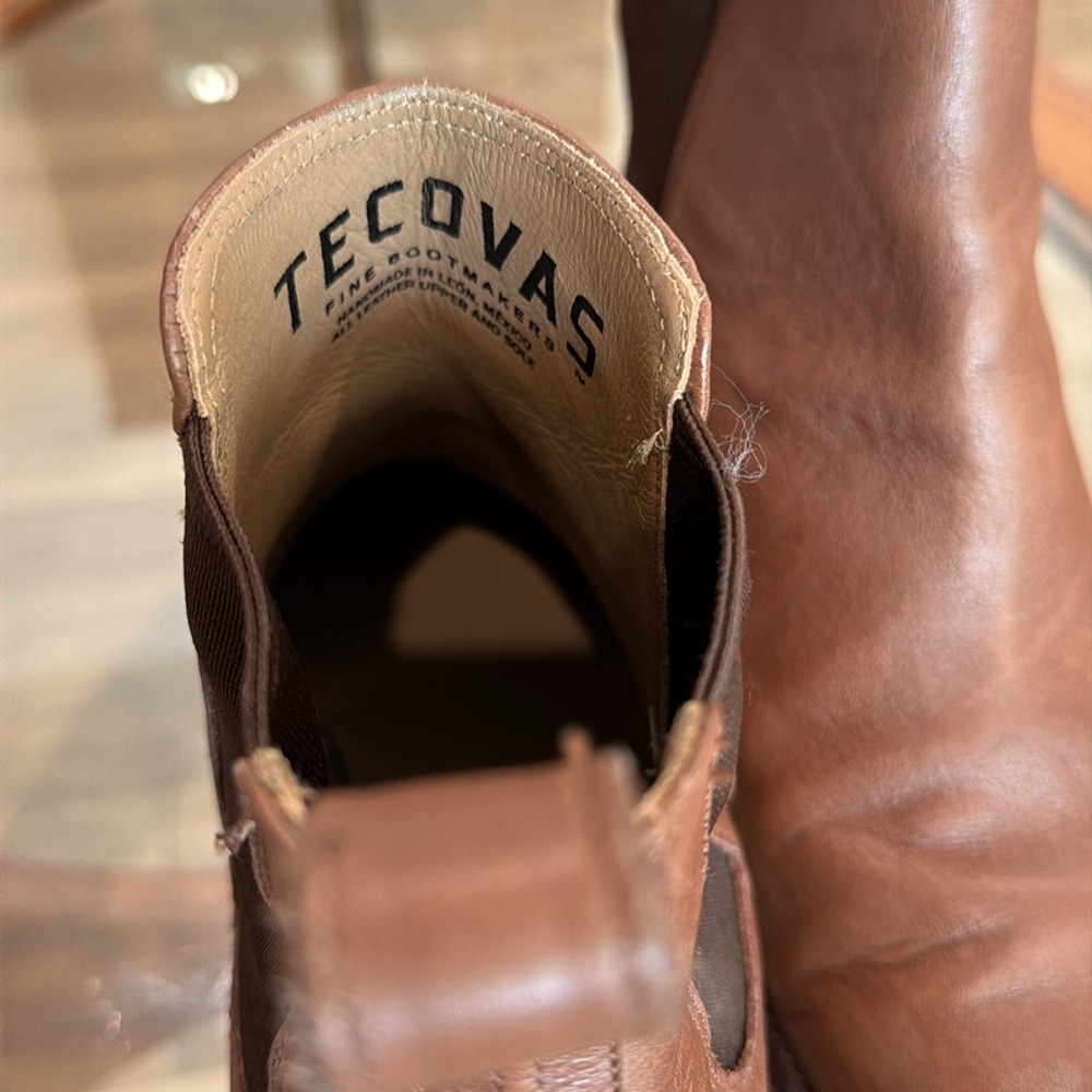 Men’s Tecovas Chelsea Brown boots size 11 - Picture 2 of 3
